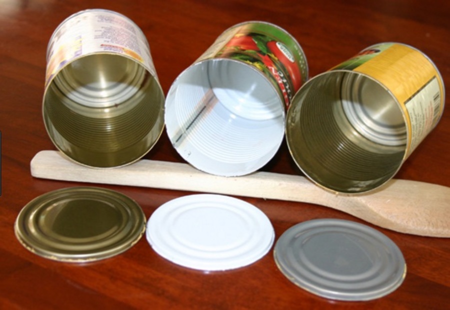 Latas Conservas sin la película interior (laca) tóxica bisfenol Las